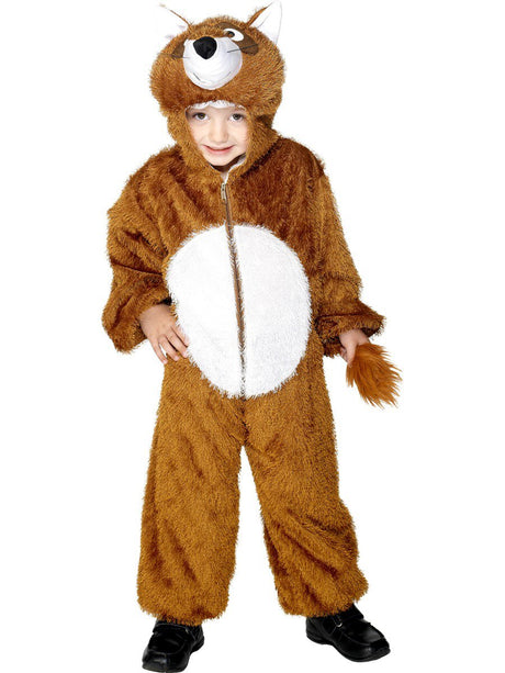 Childs Fox Animal Onesie Costume Age 7-9 Years