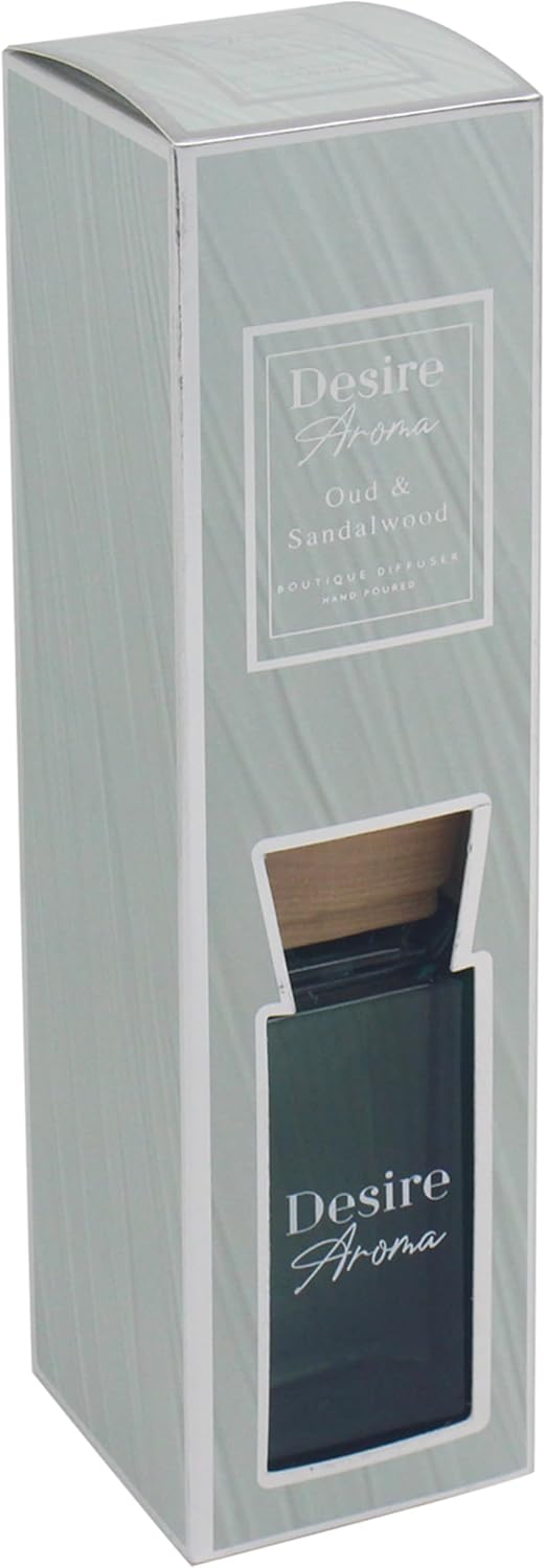 Desire aroma elegant 200ml reed diffuser - oud & sandalwood