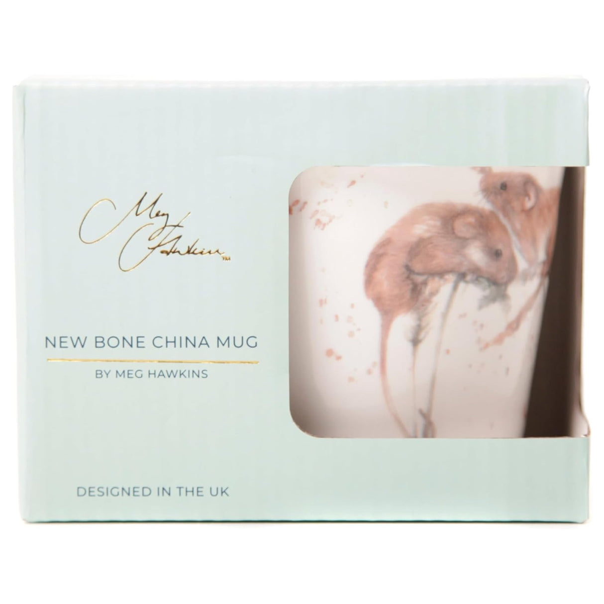 Meg Hawkins Bone China Mug - Field Mice