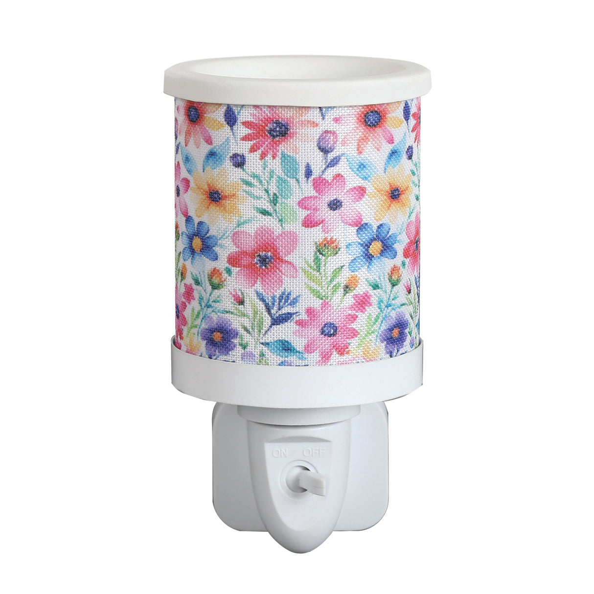 Aroma Electric Plug In Wax Melter Floral Design - Various Colours