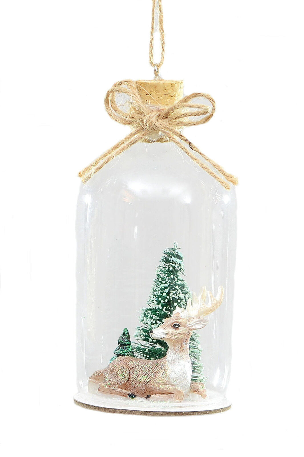 Christmas Tree hanging Decoration - Reindeer in Bottle