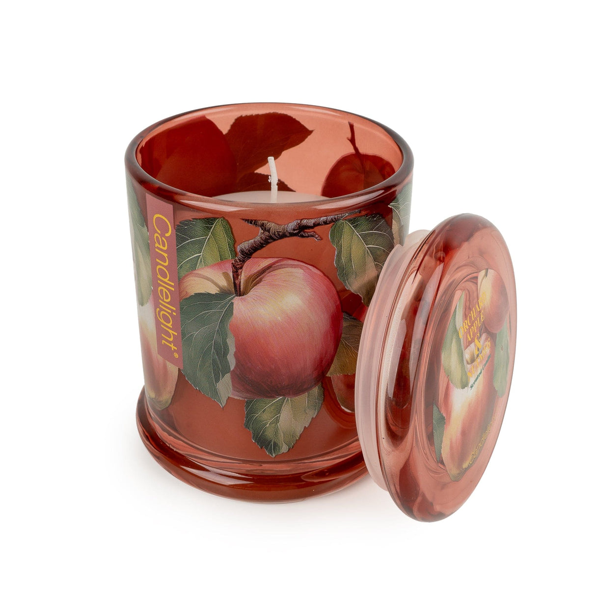 Candlelight Large Glass Jar Candle - Orchard Apple & Nutmeg
