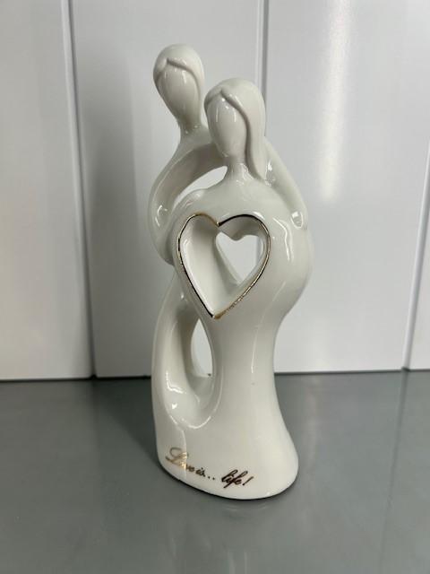 Love is Life Porcelain Cake Topper/Figurine