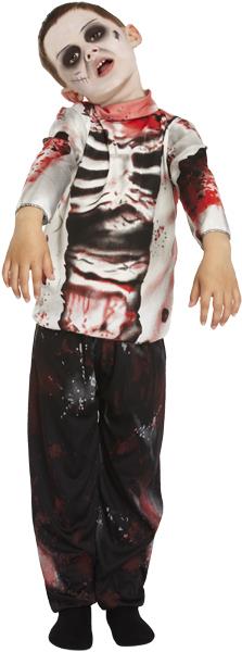 Zombie Boy Halloween Fancy Dress Costume Age 10-12 Yrs