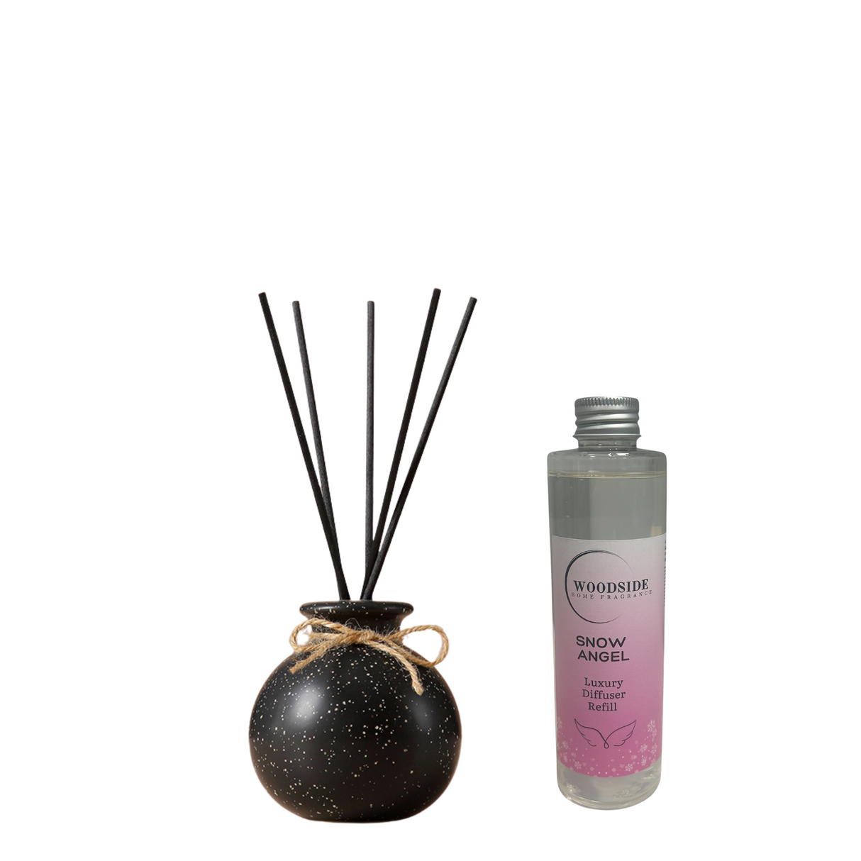 Woodside Home Living Reed Diffuser & Fragrance Bottle snow angel