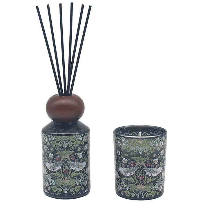 William Morris Candle & Reed Diffuser Gift Sets - Strawberry Thief