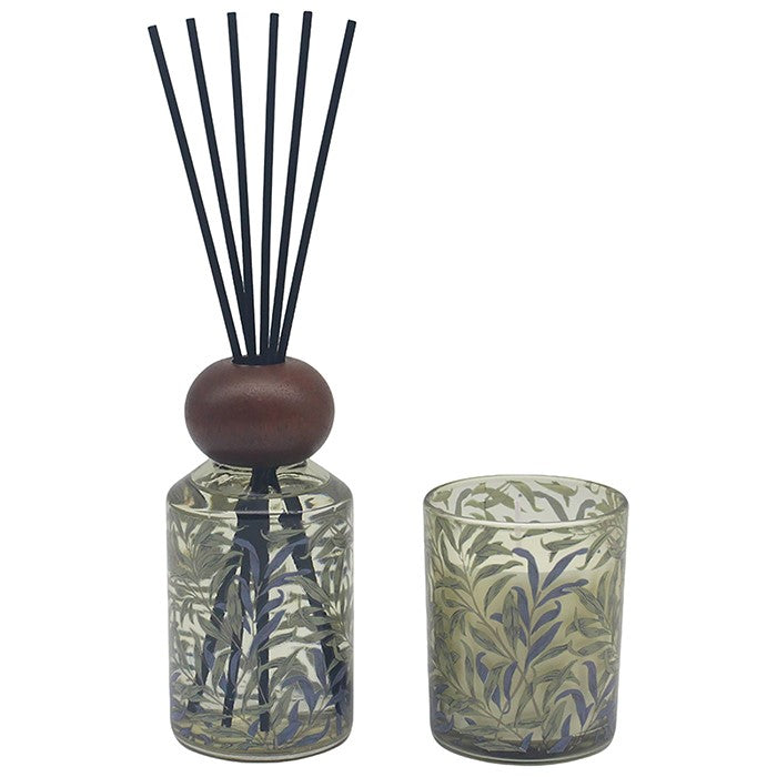 William Morris Candle & Reed Diffuser Gift Sets - Willow Bough