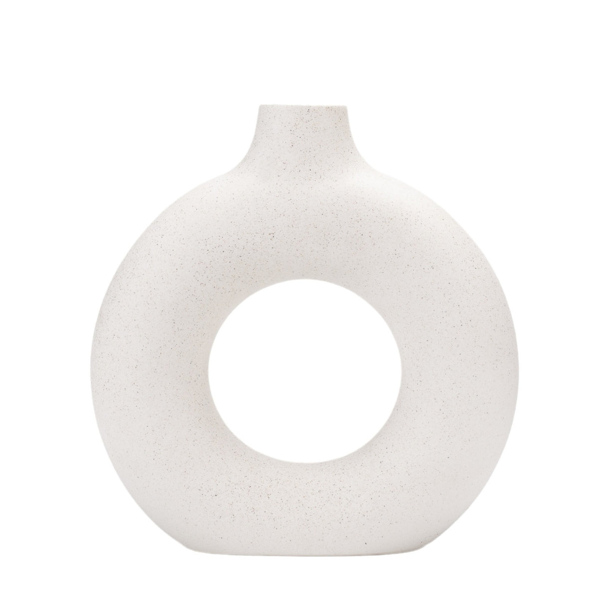 Woodside Home Living Ceramic Donut Vase Set of 2