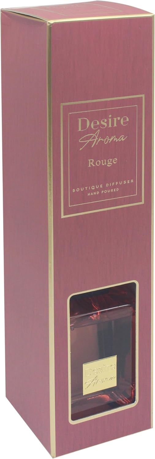 desire aroma 500ml reed diffuser - rouge