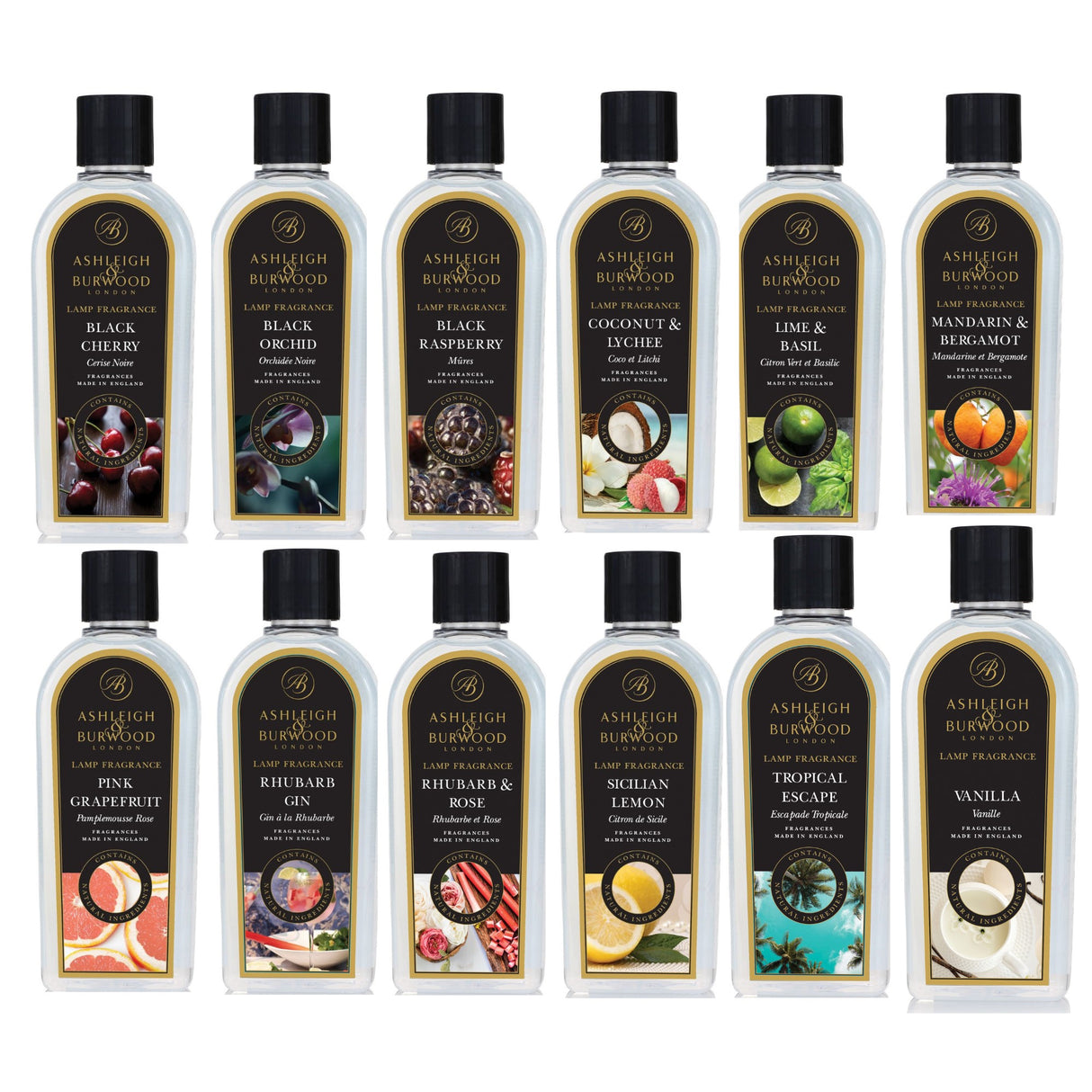 Ashleigh & Burwood Lamp Fragrance 500ml - Fruity Fragrances