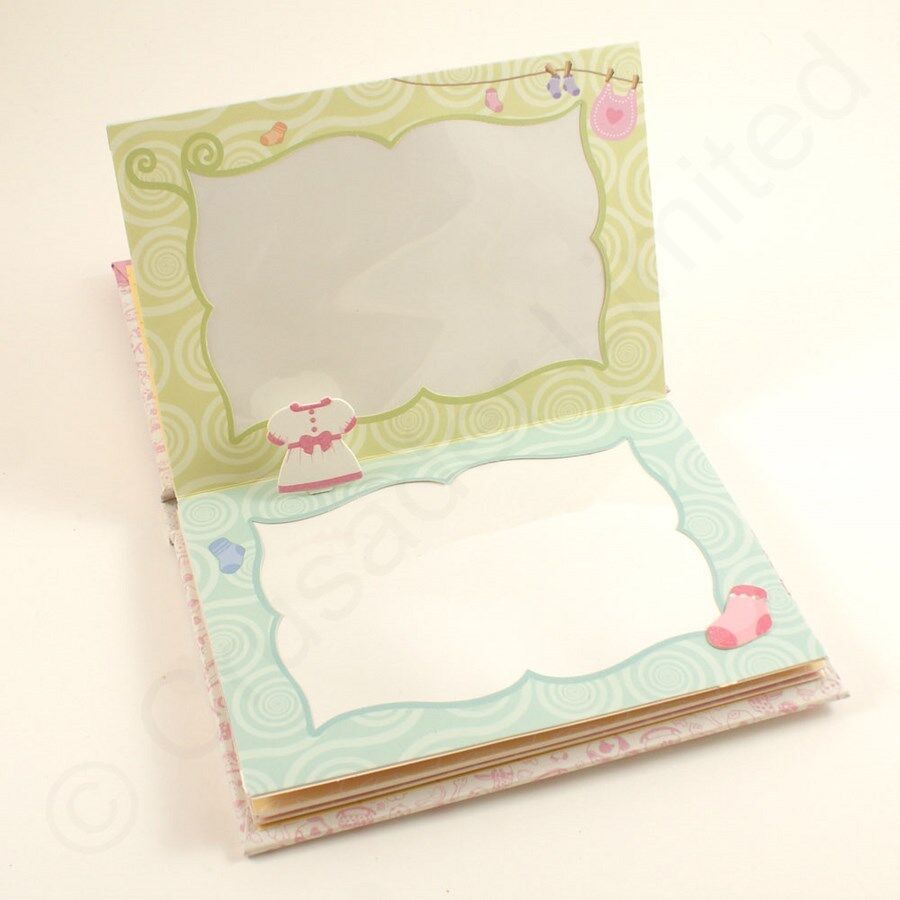 Kenro Mini Photo Album Holds 10 Photos - Baby Girl