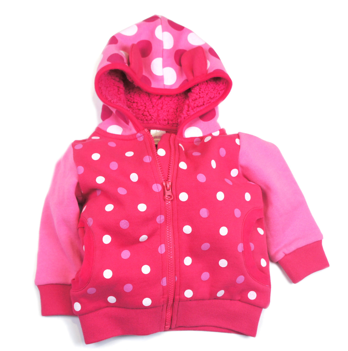 Blade & Rose Unicorn Collection Pink Spot Hoodie - 6-12 Months