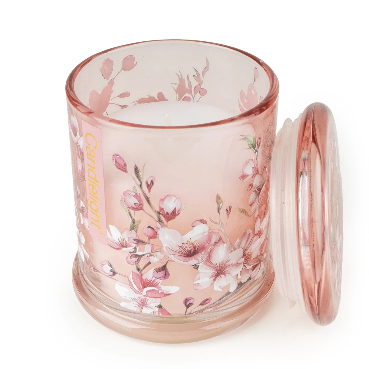 Candlelight Spring Summer Collection Large Glass Jar Candles - Cherry Blossom & Sakura
