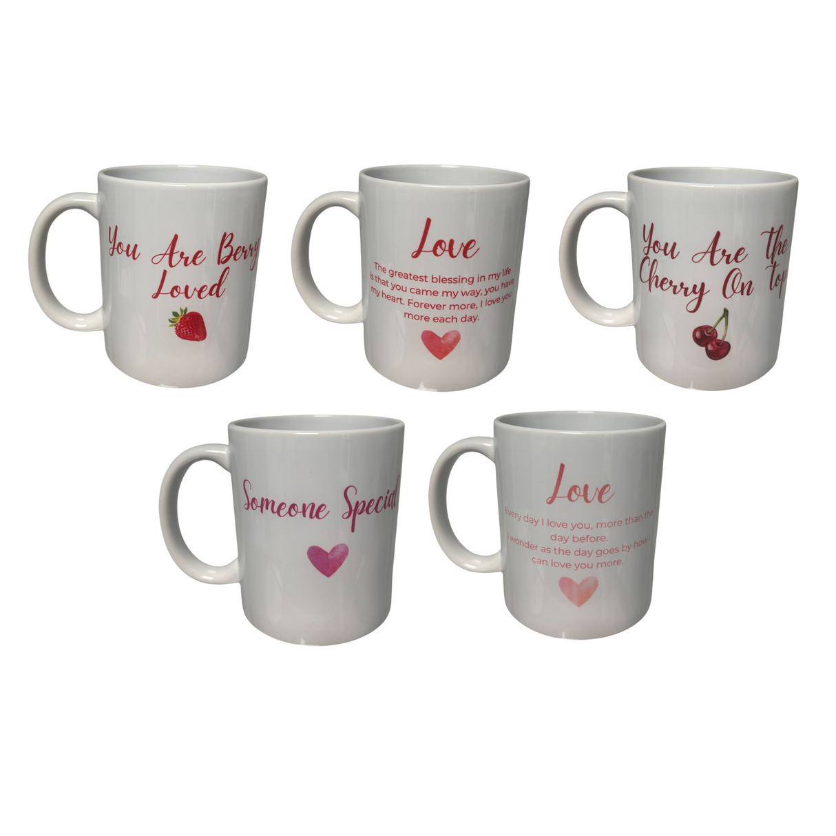 Woodside Home Living - Love Valentines Anniversary Mugs