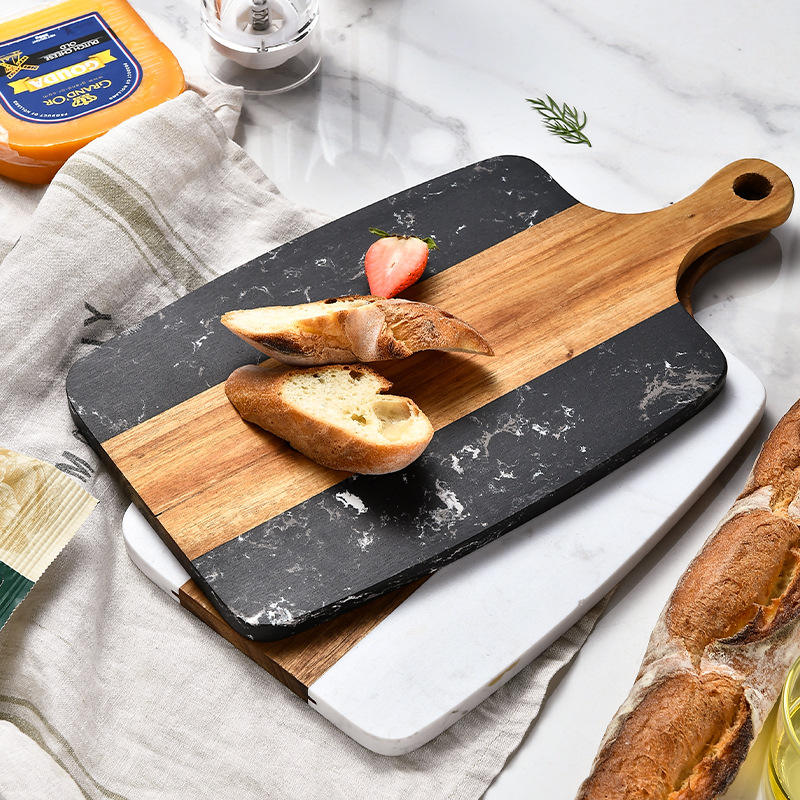 Wood & Marble Chopping Board