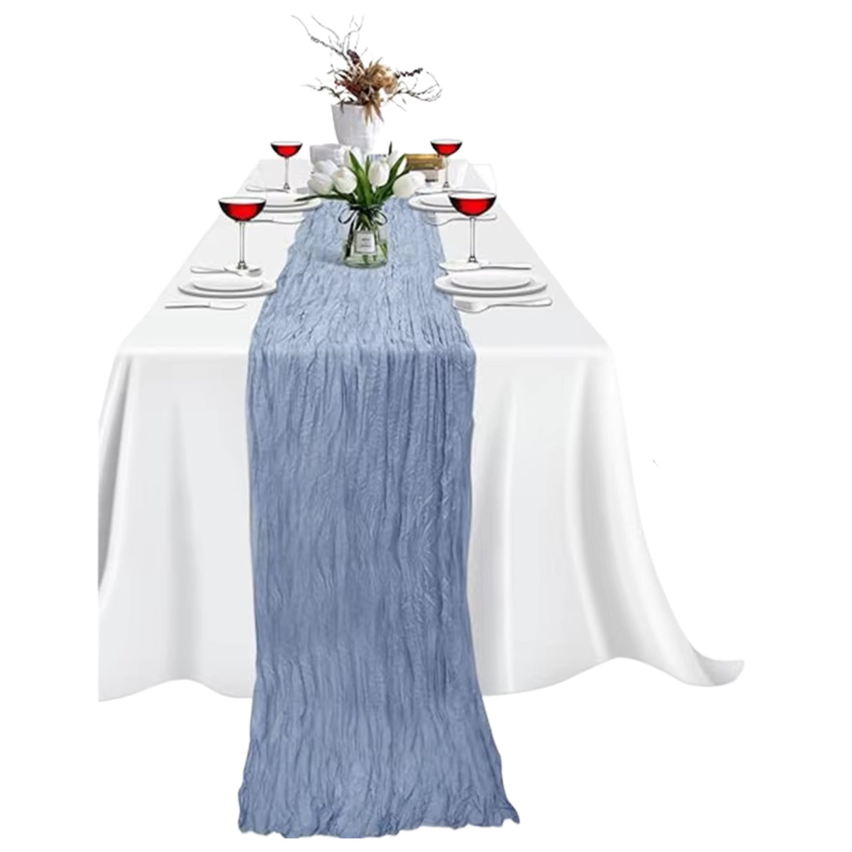 Cheesecloth Table Runner - Various Colours