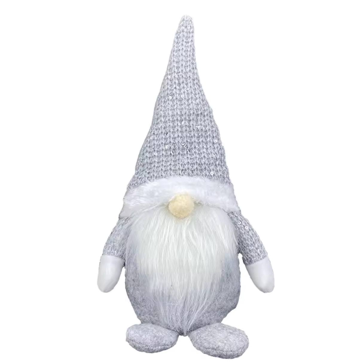 Woodside Home Living Gonk Christmas Decoration grey