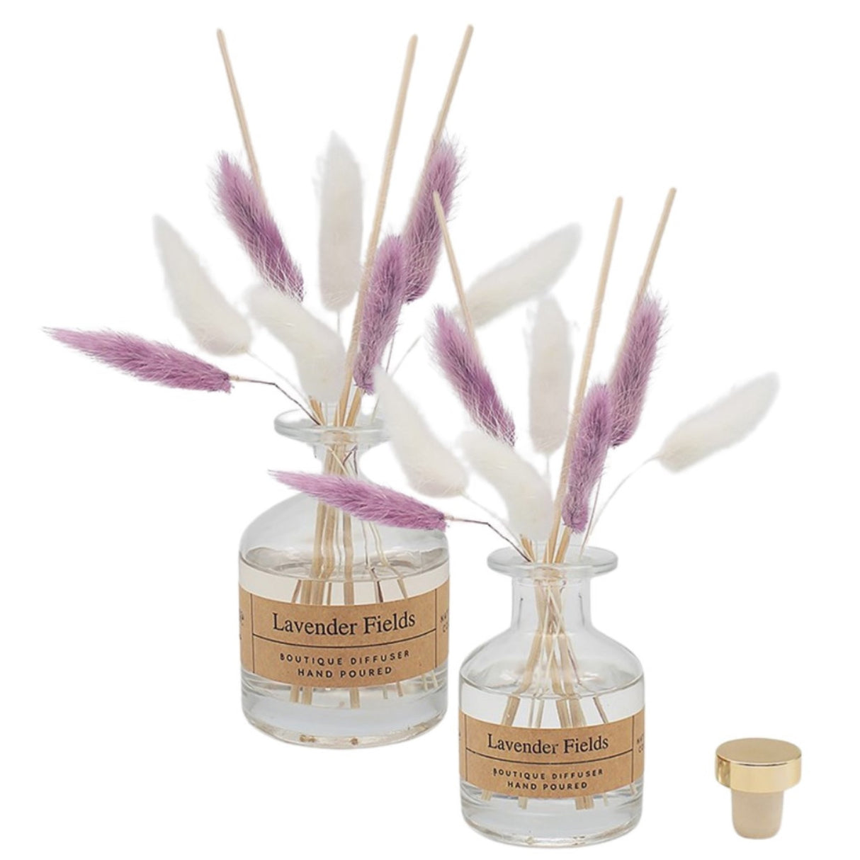 Desire Boutique Pampas Diffuser Lavender Fields Fragrance Various Sizes