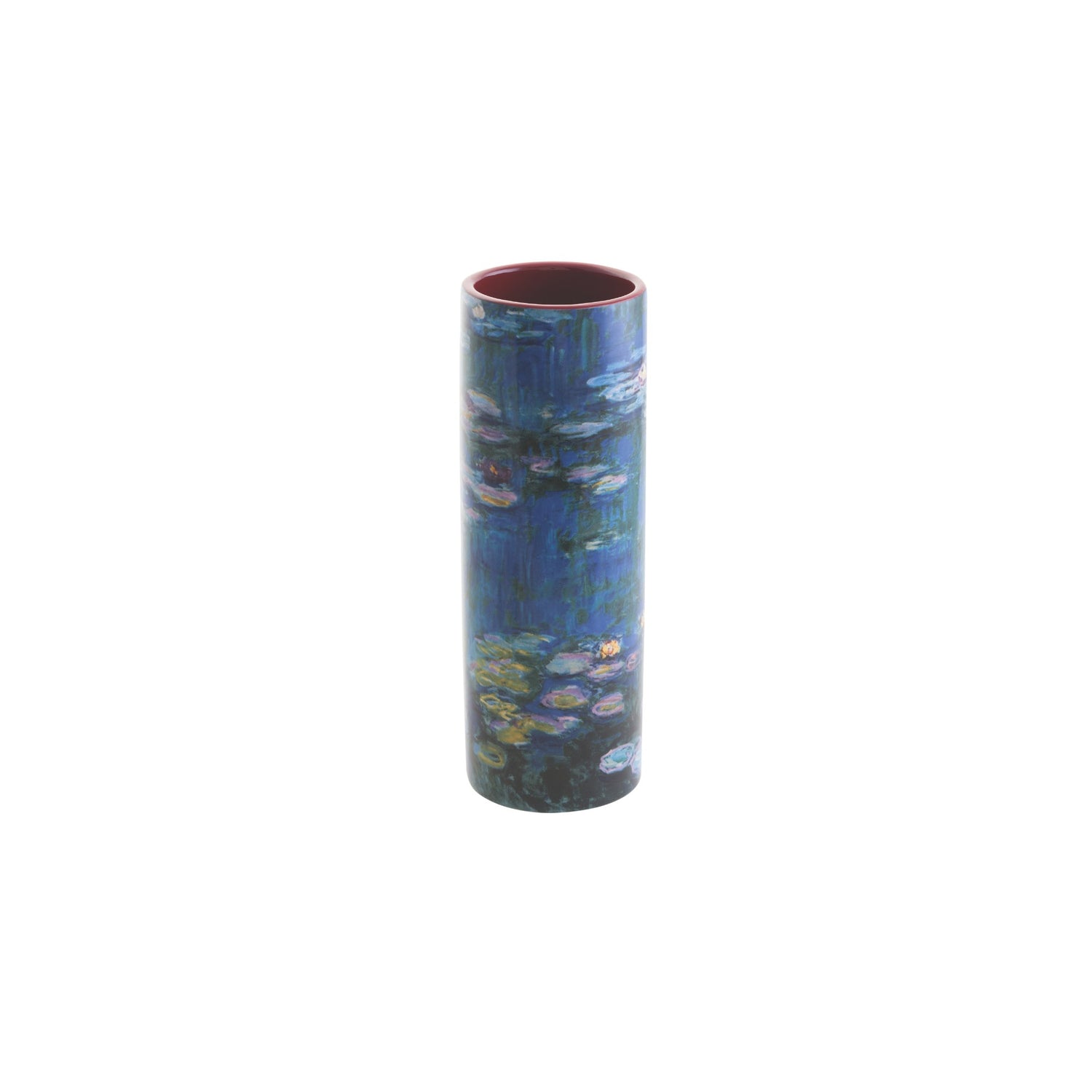 Silohouette D'Art Monet Water Lilies Small Vase