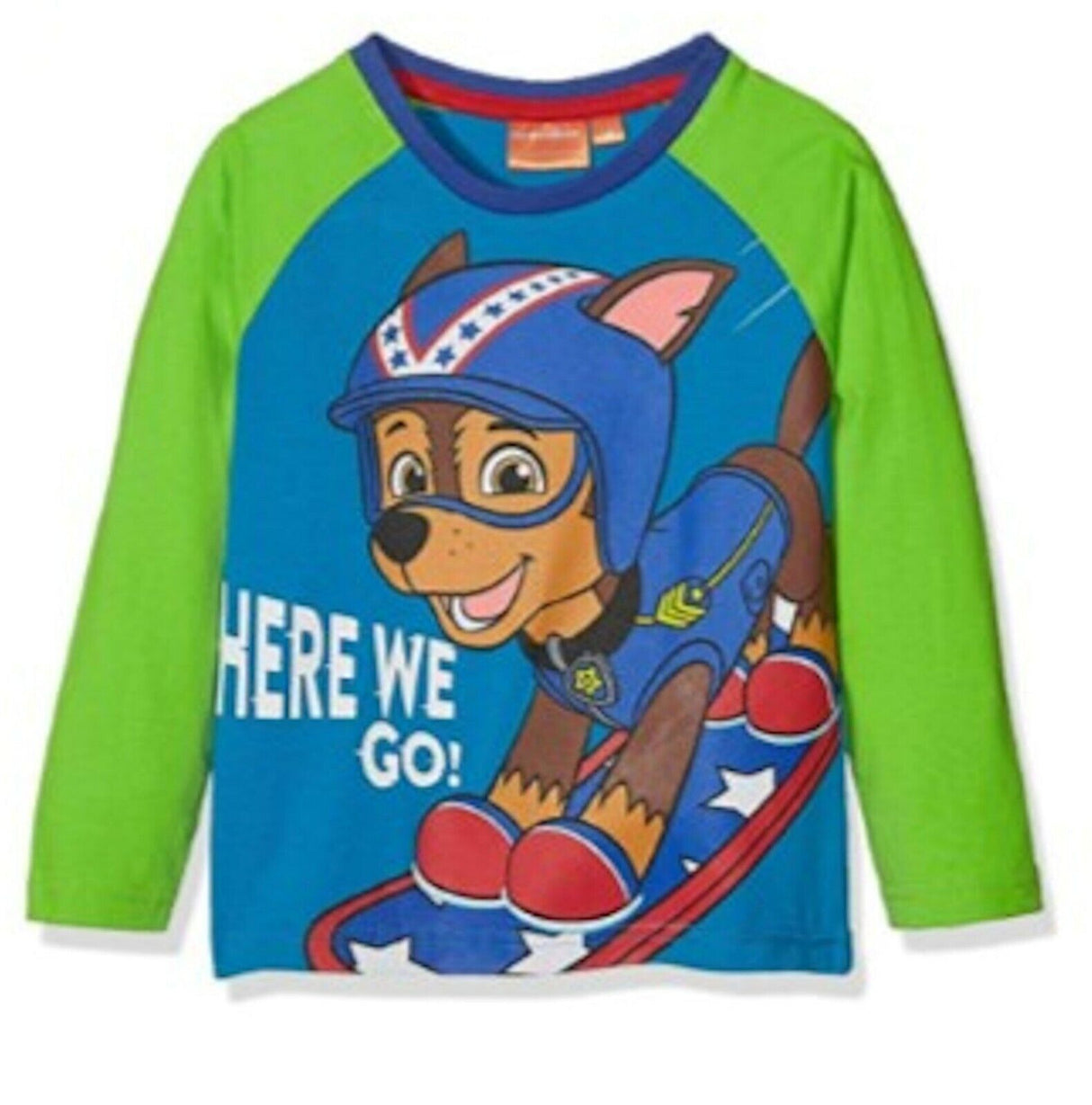 Boys Paw Patrol Long Sleeved T Shirt Top Age 6 Years
