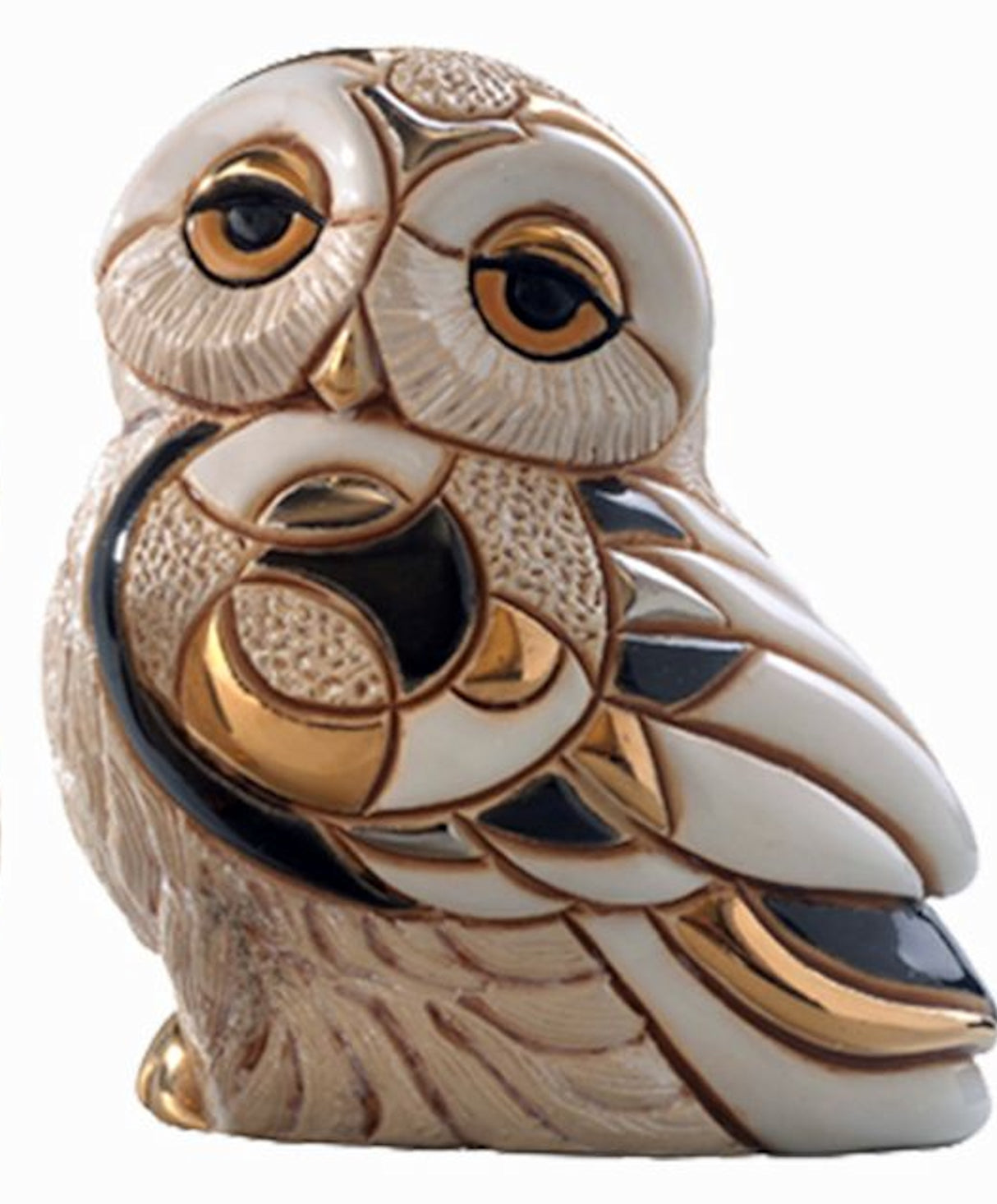 De Rosa Snowy Owl Figurine