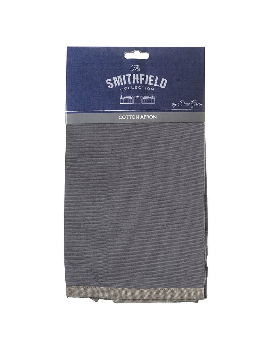 Smithfield Grey Cotton Apron