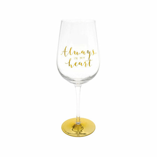 You Are An Angel Wine Glass - Always In My Heart