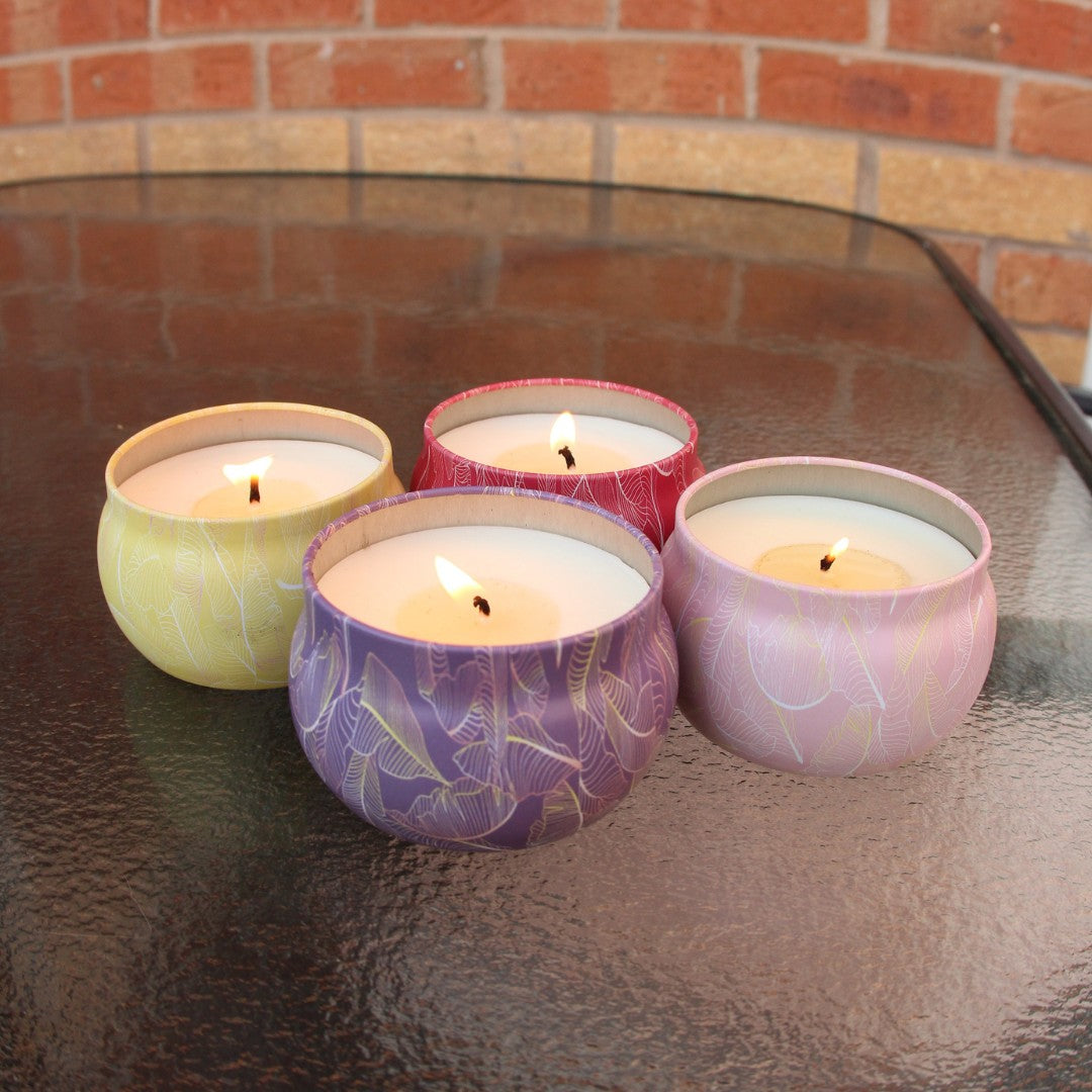 Woodside Home Living - Insect Repellent Scented Candles Gift Set - 4 Fragrances