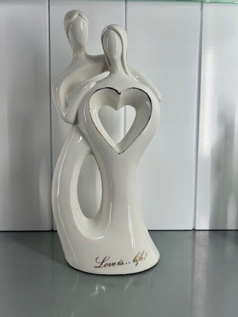 Love is Life Porcelain Cake Topper/Figurine