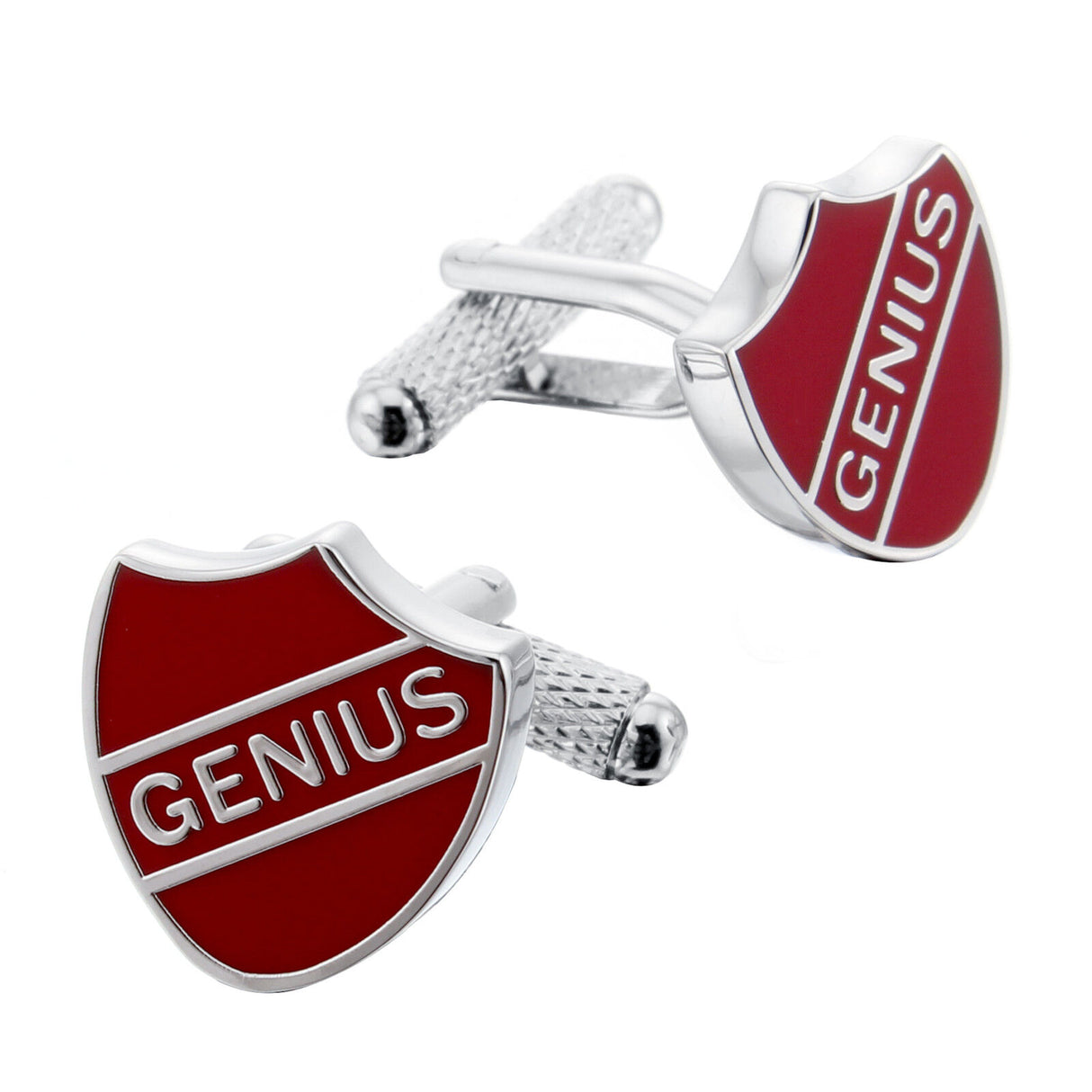 "Genius" Crest Cufflinks