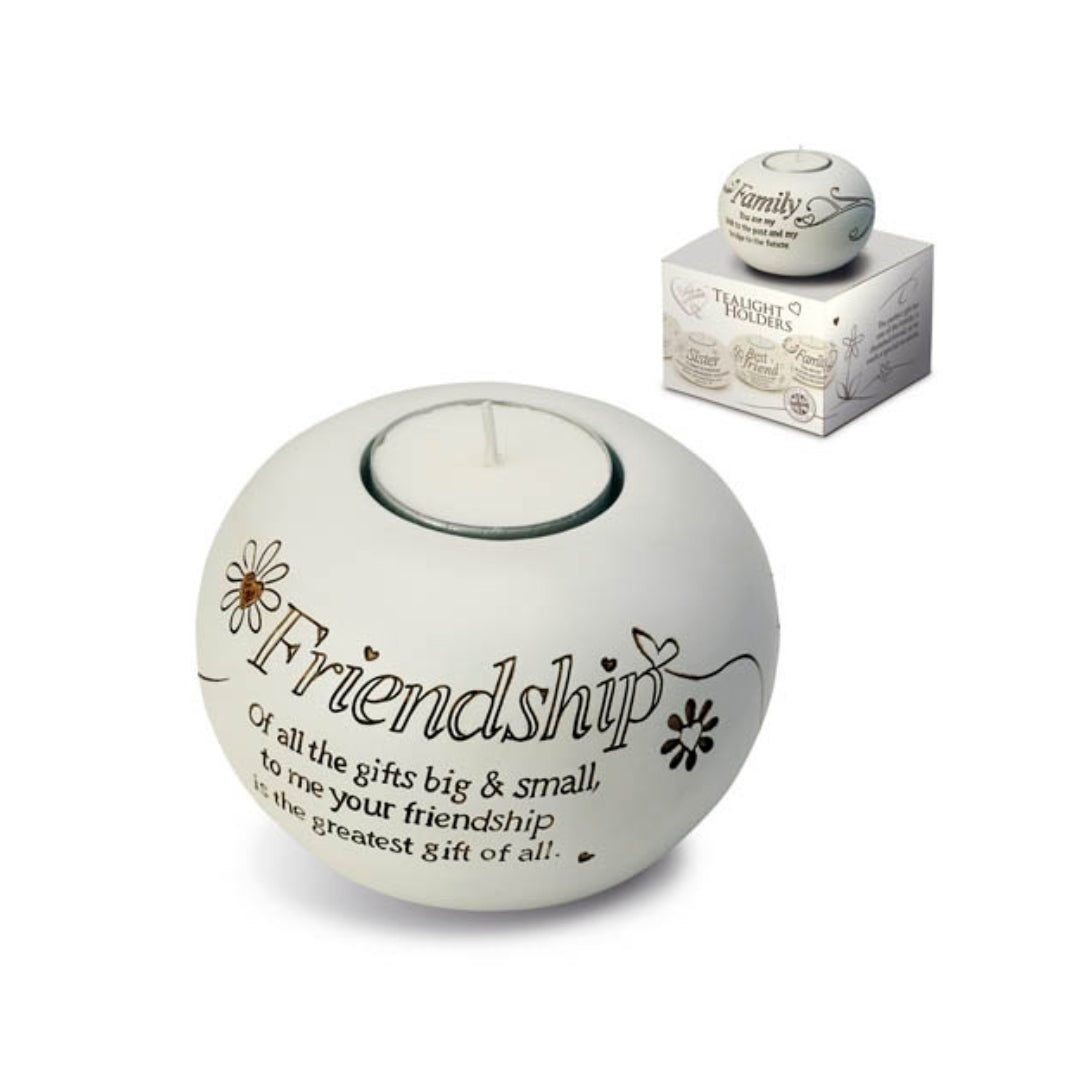 tealight candle holder keepsake gift, friendship