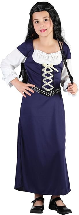 Childs Maid Marion Fancy Dress Costume Age 7-9 Years