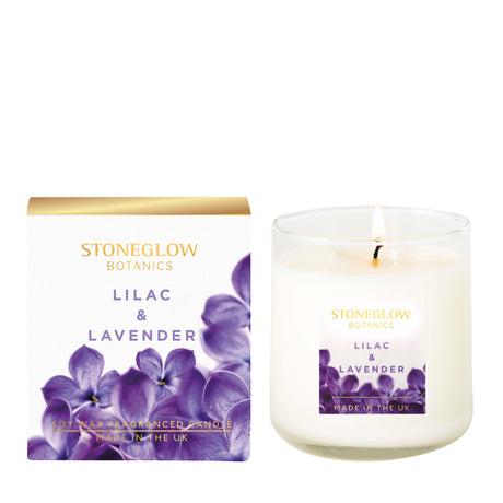 Stoneglow Candles Botanic Tumbler Candle - Lilac & Lavender