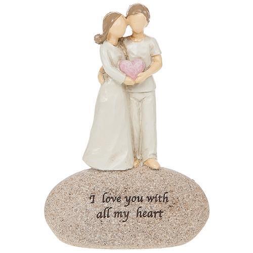 Sentiment Stones Figurine - Love