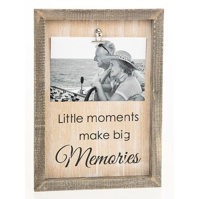 Sentiment Clip Photo Frame 6x4" - Memories