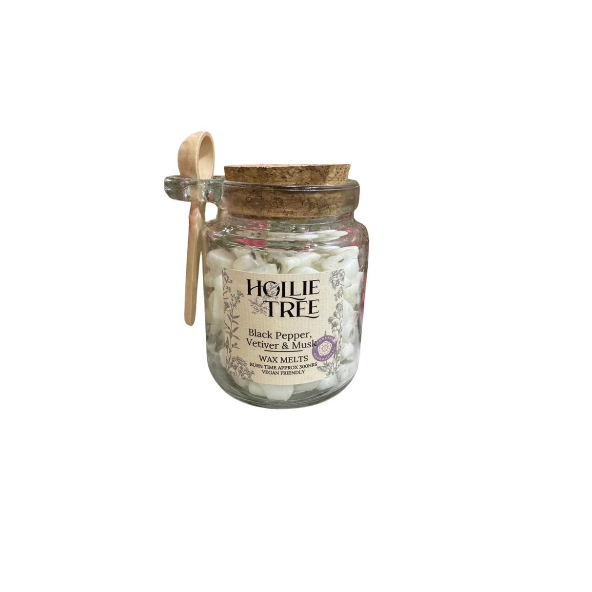 Hollie Tree Melting Pot Wax Melts Classic Collection black pepper, vetiver & musk