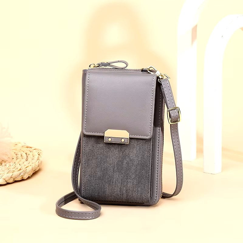 Ladies Cross Body Mobile Phone Bag - Various Colours