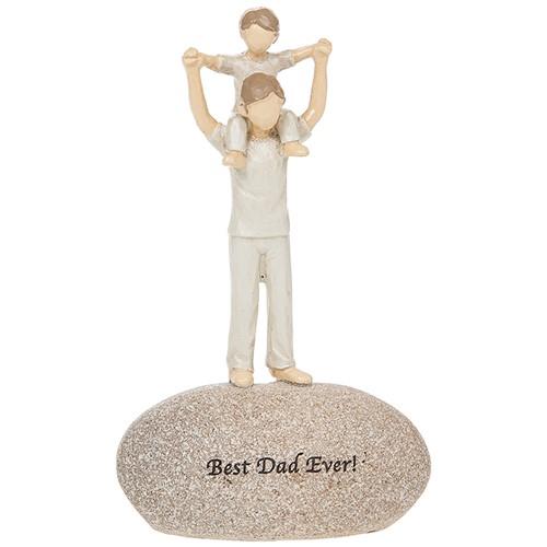 Dad Rocks Figurine - Best Dad