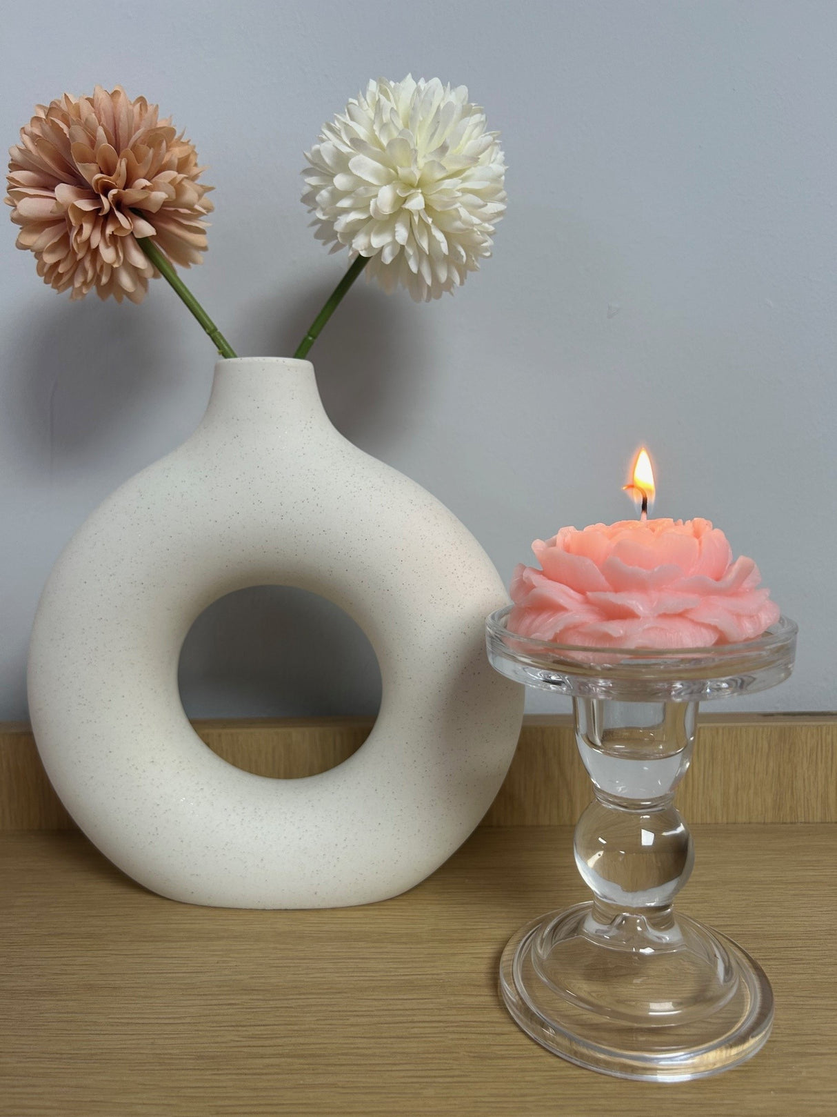 Peony Flower Scented Candles