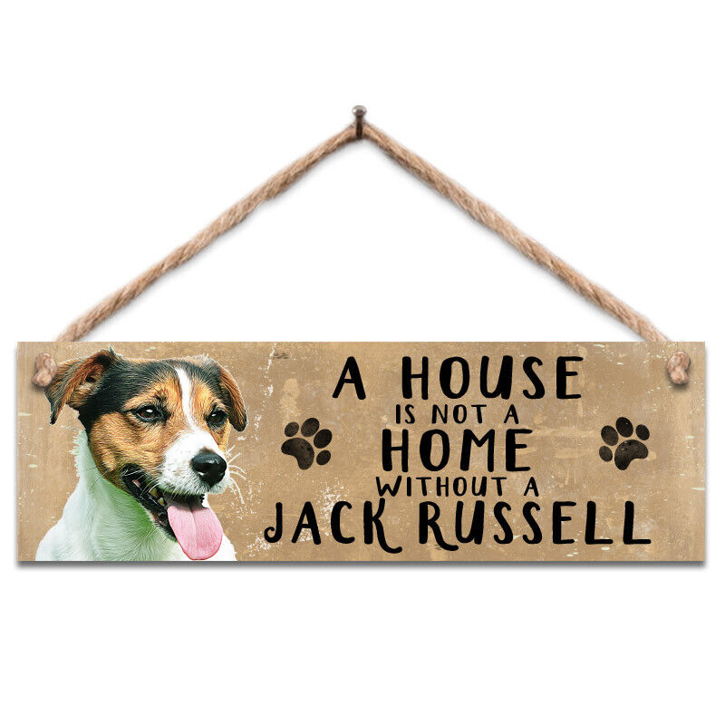 Dogs Cats Pets Wooden Hanging Sign Gift Plaque - Various Designs