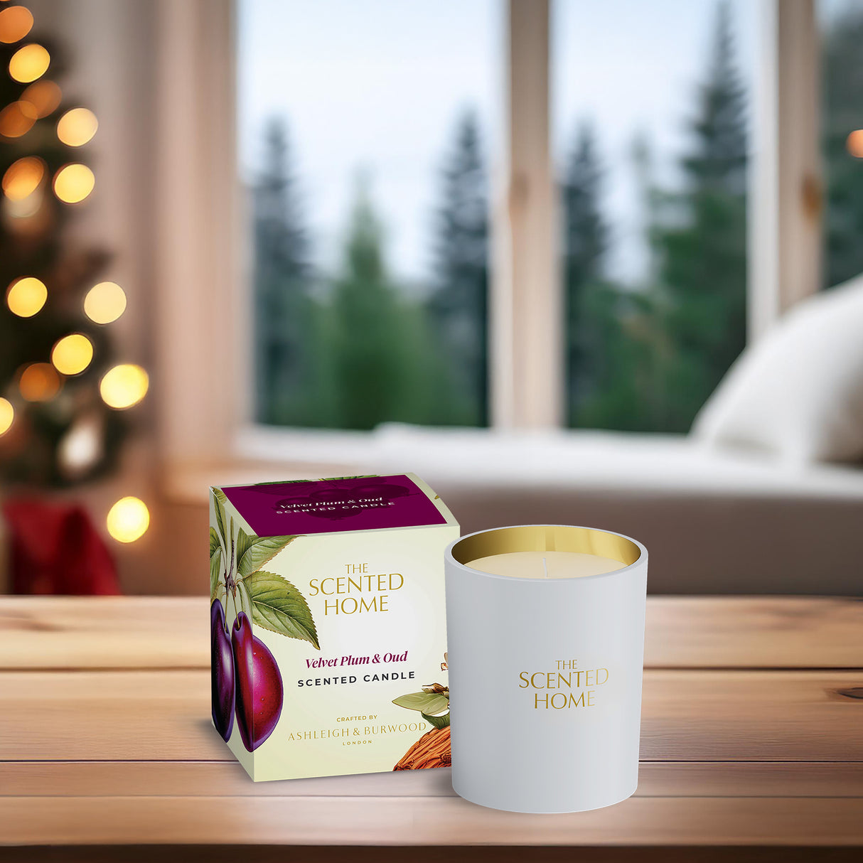 Ashleigh & Burwood Scented Home Glass Candle - Seasonal Fragrances