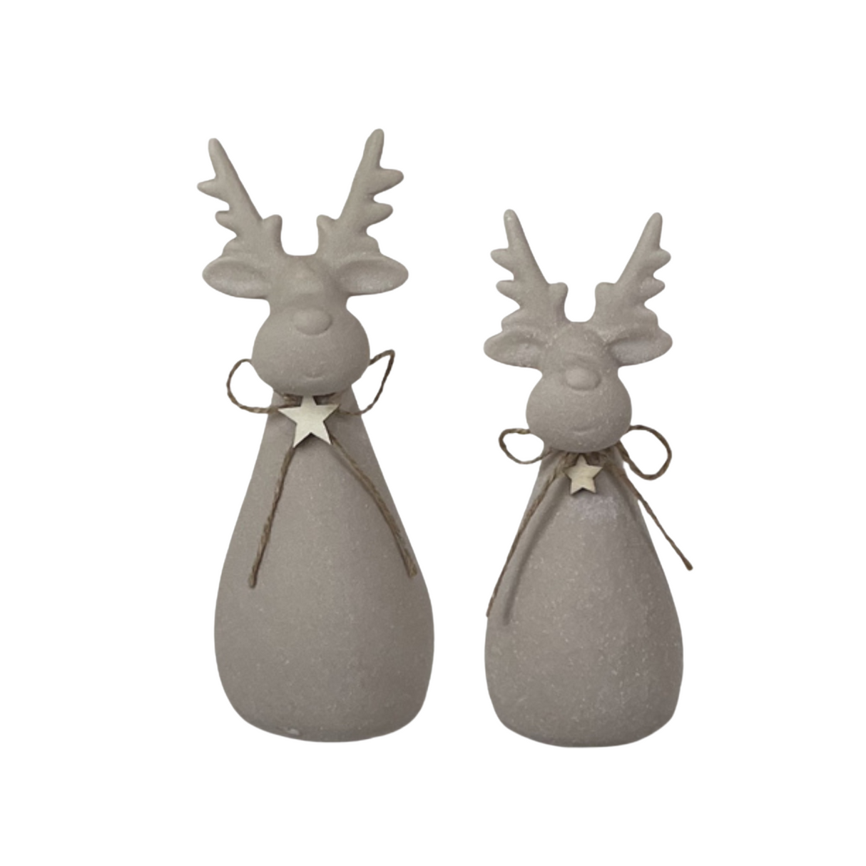 Sand Texture Effect Reindeer Decorations