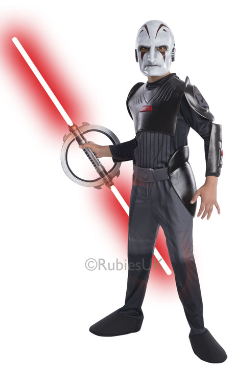 Childs Deluxe Inquisitor Star Wars Fancy Dress Costume Age 3-4 Year