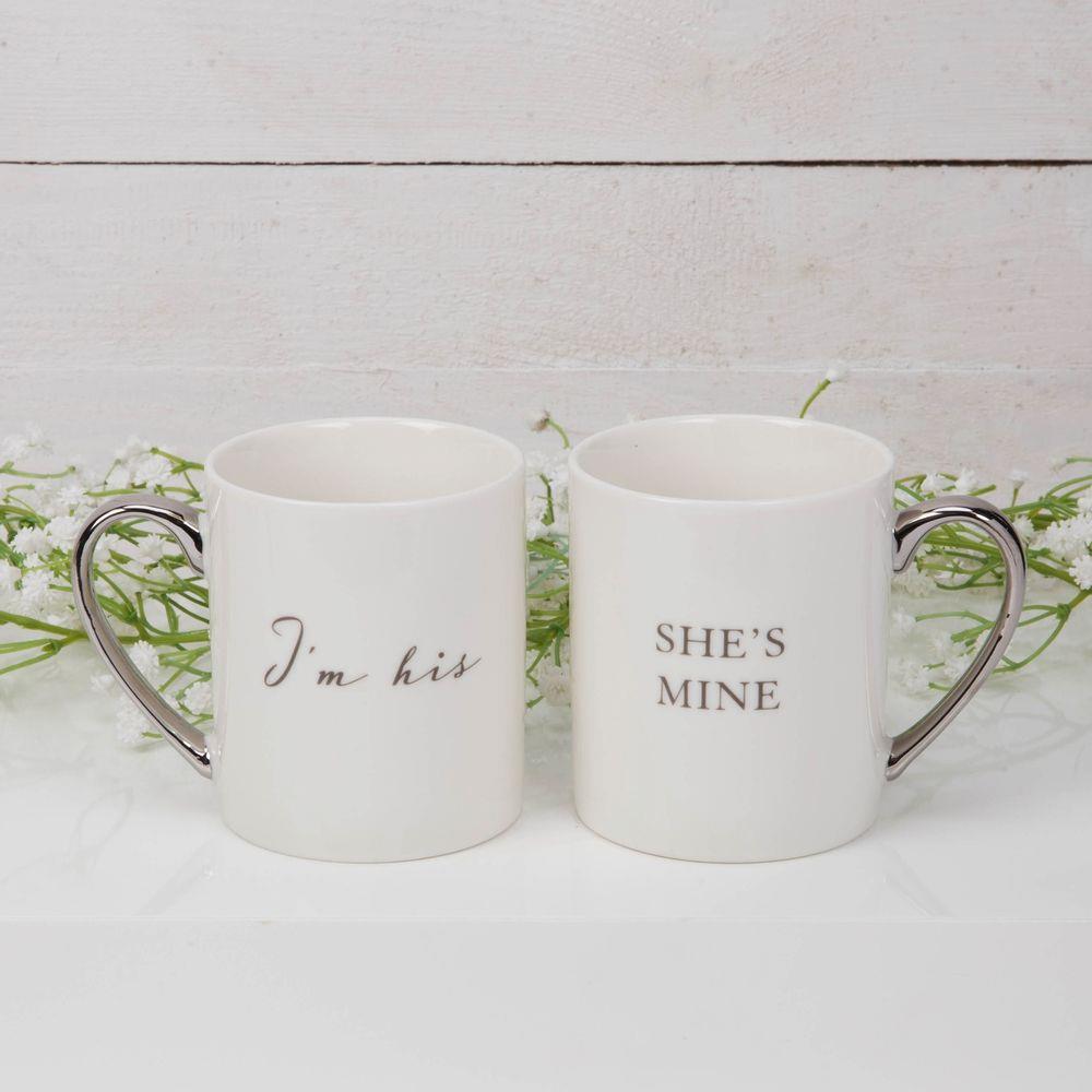 Amore Set of 2 Mugs Gift Set - I'm His & She's Mine