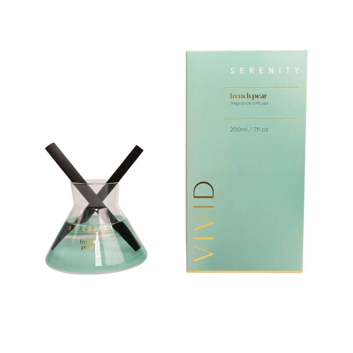 Serenity Vivid Collection 200ml Reed Diffusers - French Pear