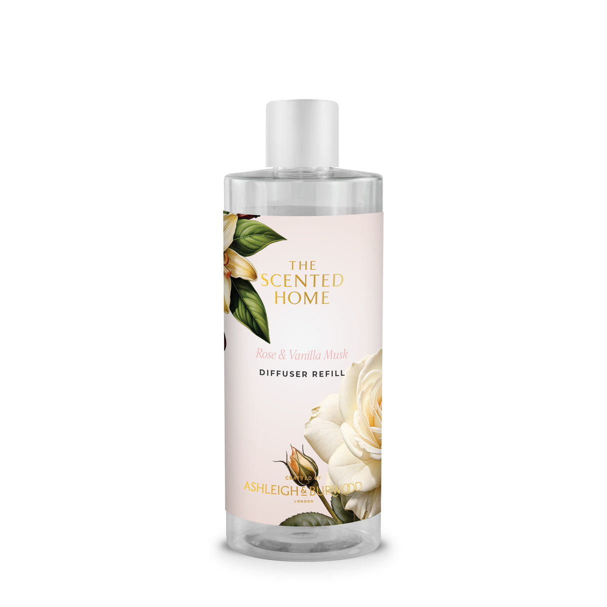 Ashleigh & Burwood New Scented Home Diffuser Fragrance Refill 300ml - Rose & Vanilla Musk