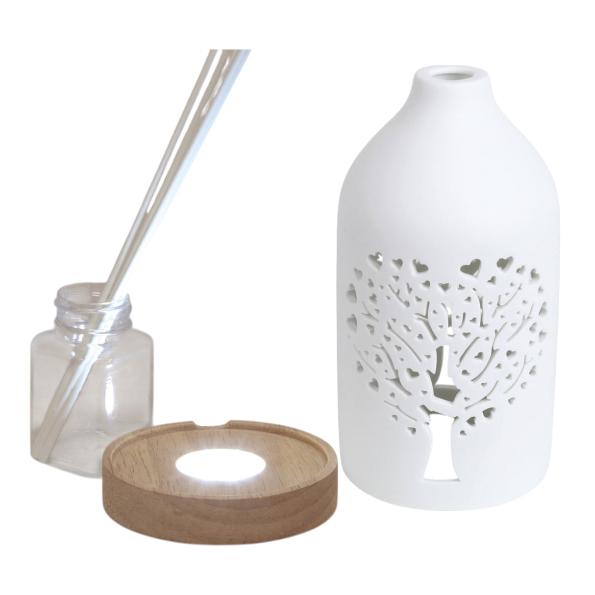 Aroma LED Ceramic Reed Diffuser tree of life