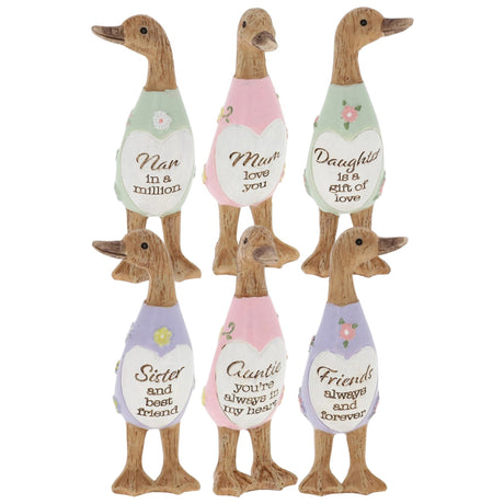 Sentiment Expression Duck Figurine