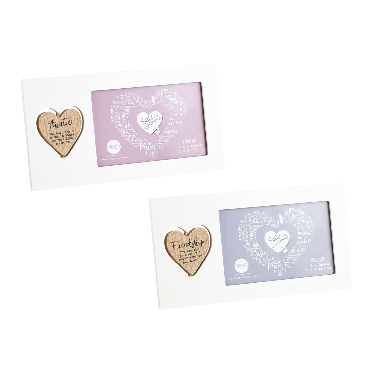 Said with Sentiment Photo Frame 6x4" - Various Designs