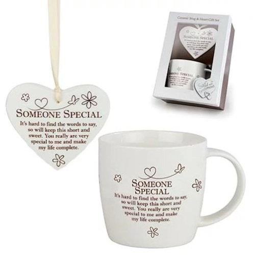 Said with Sentiment Heart & Mug Set - Someone Special